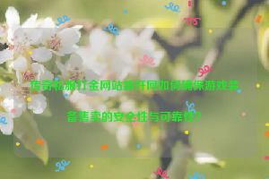 传奇私服打金网站新开网如何确保游戏装备售卖的安全性与可靠性？